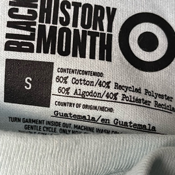 Black History Month Women's T shirt short sleeve blue - Picture 4 of 5